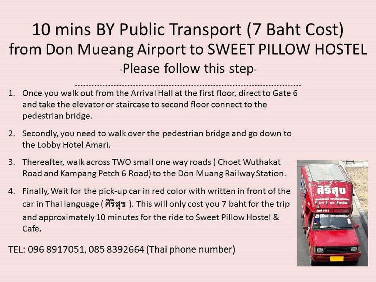 Sweet Pillow Hostel & Cafe ปากเกร็ด ภายนอก รูปภาพ